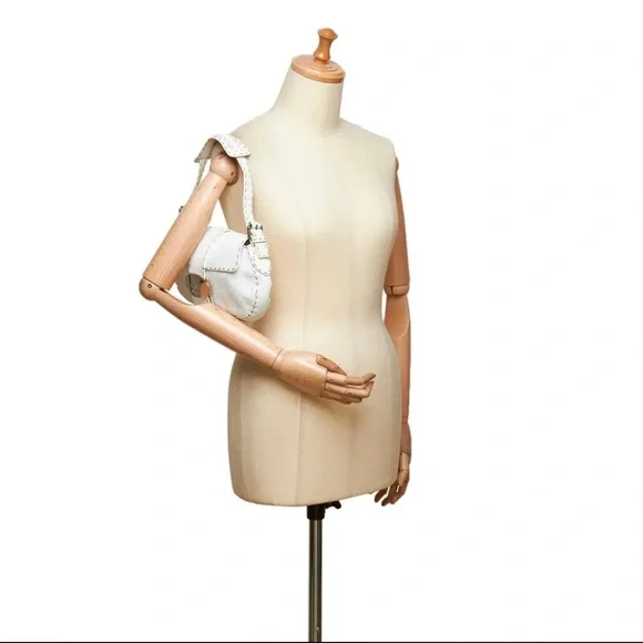 Fendi Selleria Pebbled Shoulder Bag - Picture 7 of 12